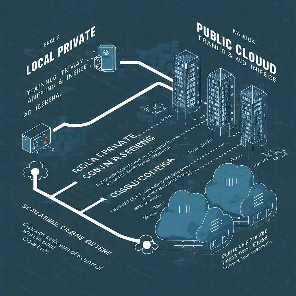 Local private AI vs. public AI in the cloud